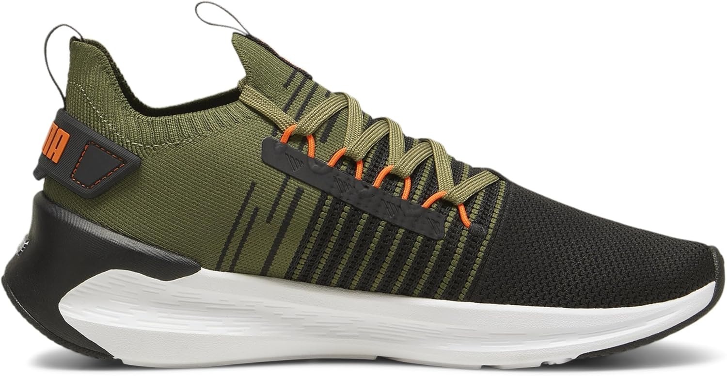 image:imagePuma Mens Softride Symmetry Fuzion Running ShoesPuma OlivePuma BlackFlame Flicker