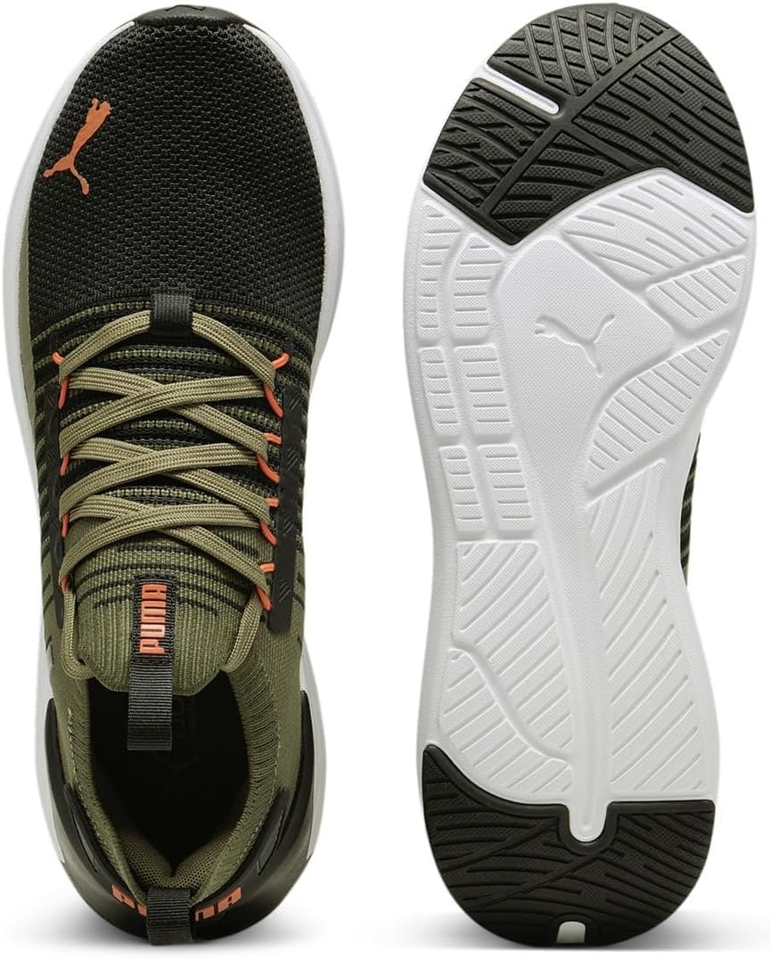 image:imagePuma Mens Softride Symmetry Fuzion Running ShoesPuma OlivePuma BlackFlame Flicker