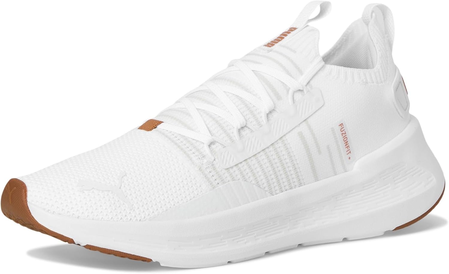 image:imagePuma Mens Softride Symmetry Fuzion Running ShoesWhiteVapor GrayGum