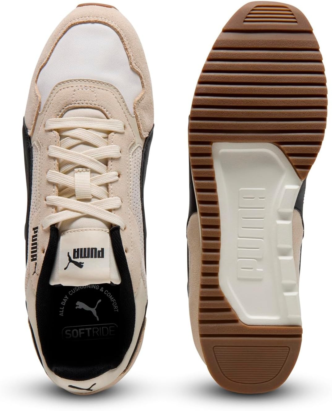 image:imagePuma Mens St Miler SneakerAlpine Snowblackblack Ah25