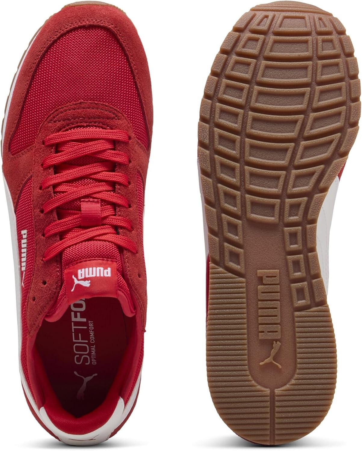 image:imagePuma Mens St Miler SneakerFor All Time Red Puma White Gum