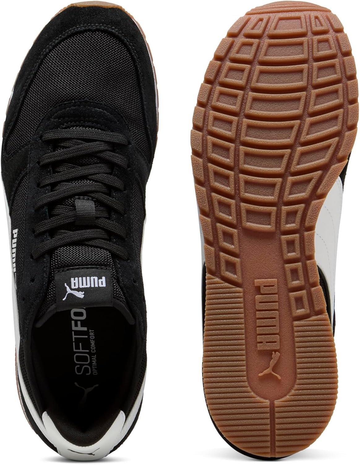 image:imagePuma Mens St Miler SneakerPuma Black Puma White Gum