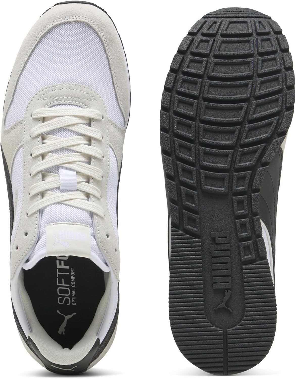 image:imagePuma Mens St Miler SneakerWhite Black Vapor Gray