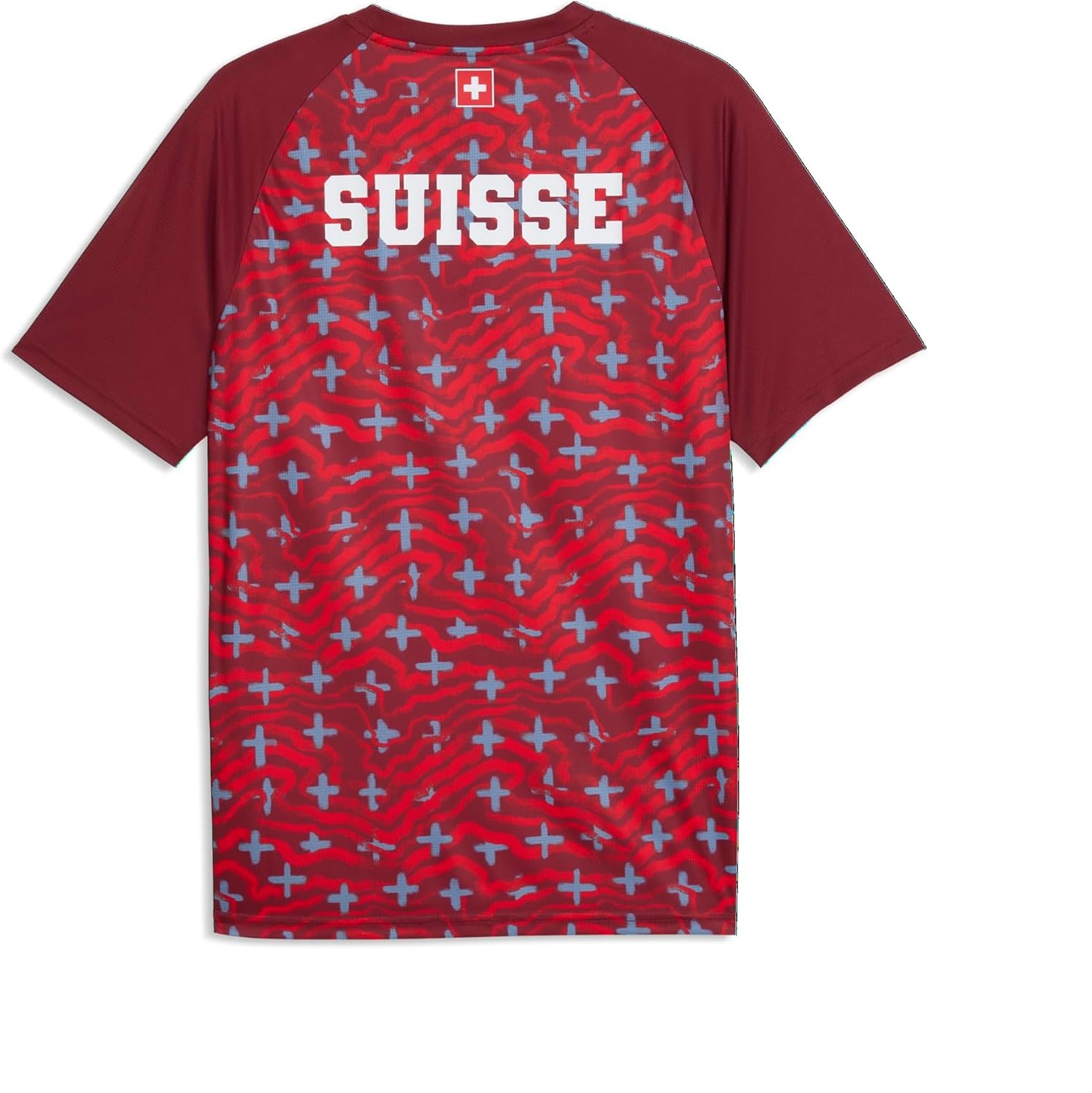 image:imagePuma Mens Swiss National Team Warm Up JerseyTeam Regal Redpuma White