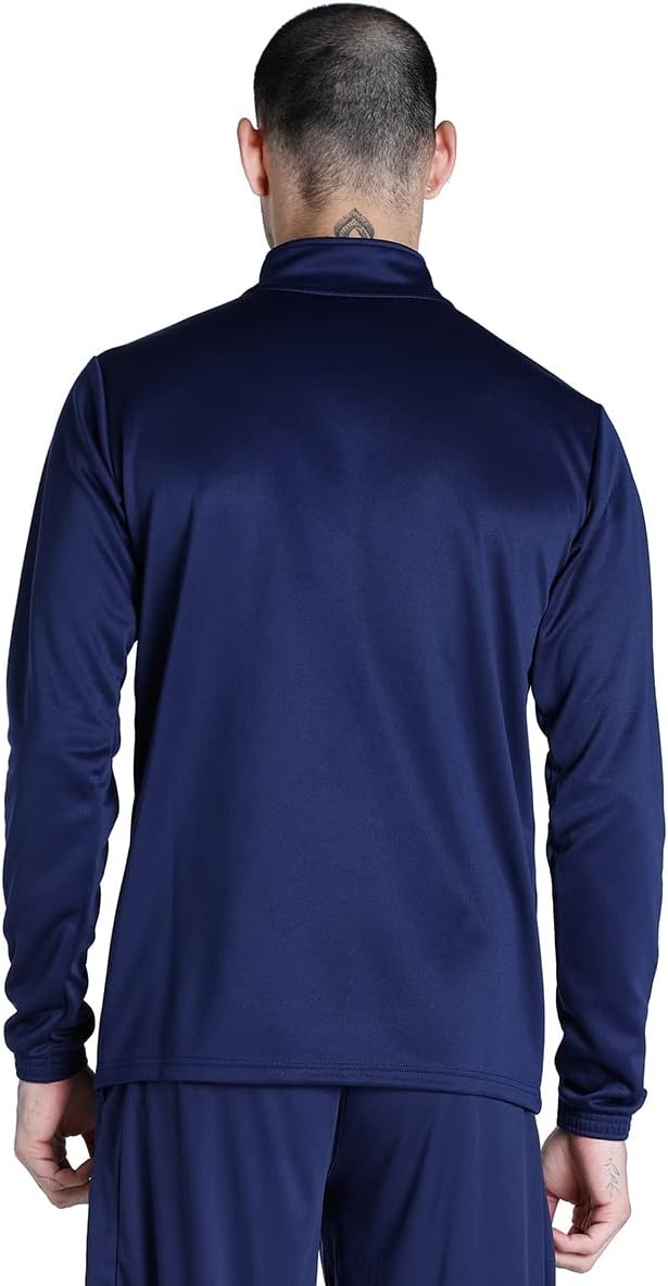 image:imagePuma Mens Teamliga 14 Zip TopPeacoatpuma White