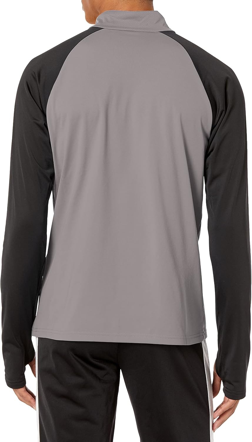 image:imagePuma Mens Teamliga 14 Zip TopSmoked PearlWhite