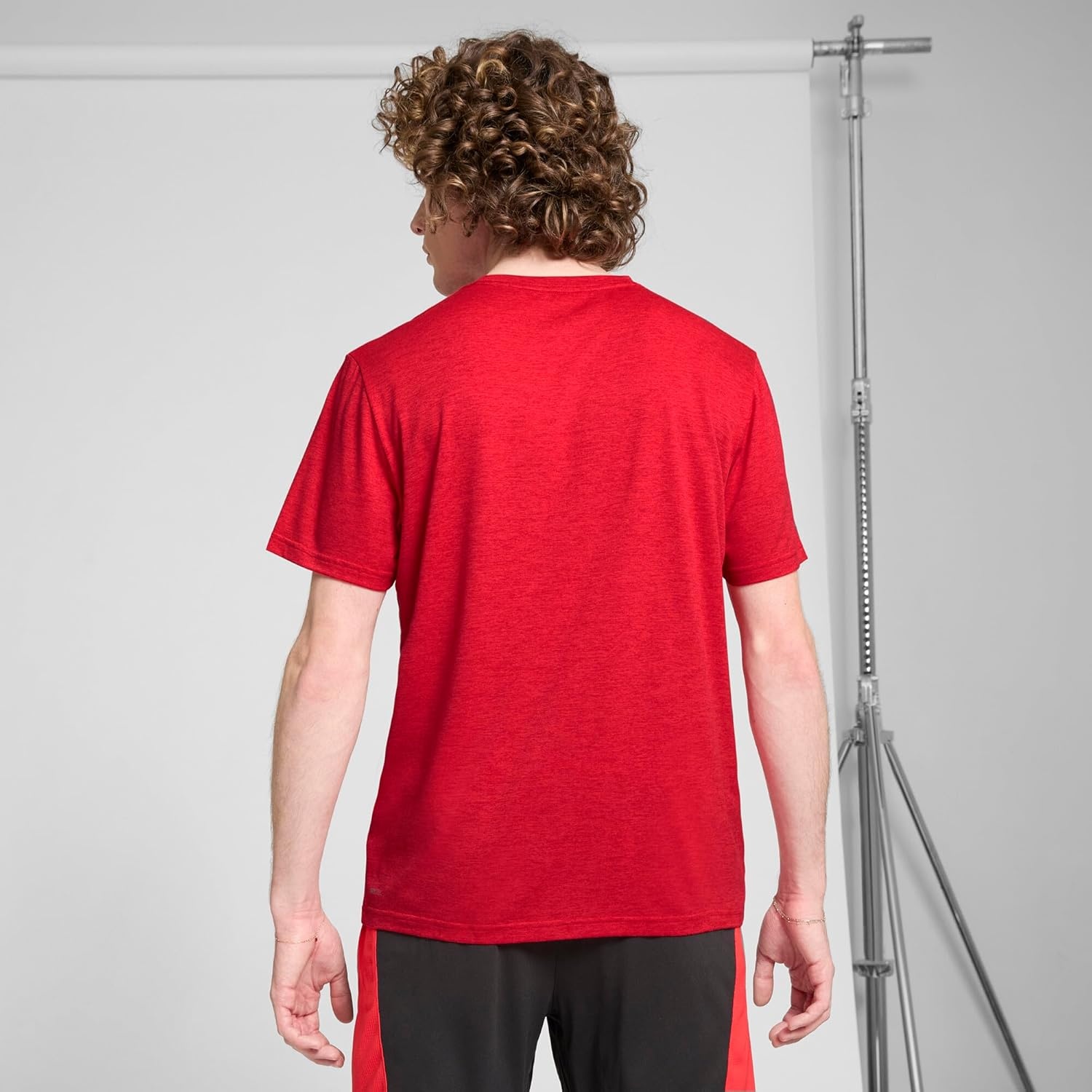 image:imagePuma Mens Train All Day Essentials TShirtFor All Time Red Heather Ss25