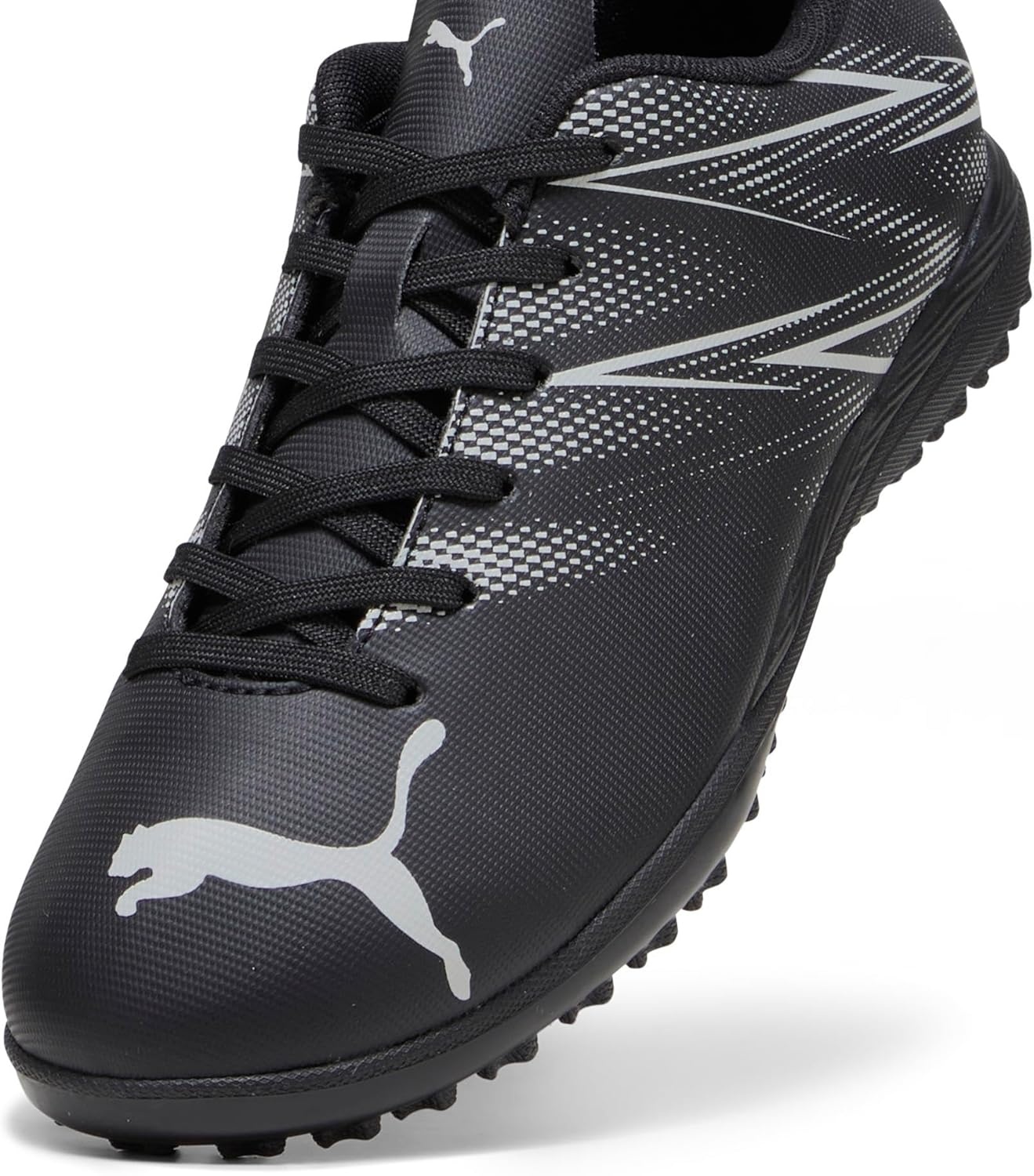 image:imagePuma UnisexChild Attacanto Turf Training Soccer CleatsBlackSilver