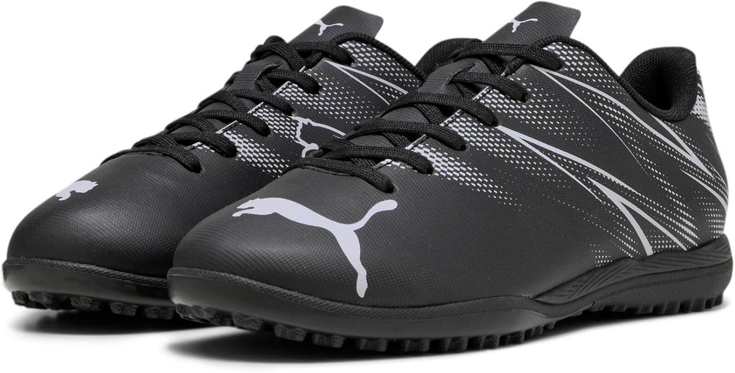 image:imagePuma UnisexChild Attacanto Turf Training Soccer CleatsPuma Blacksilver Mist