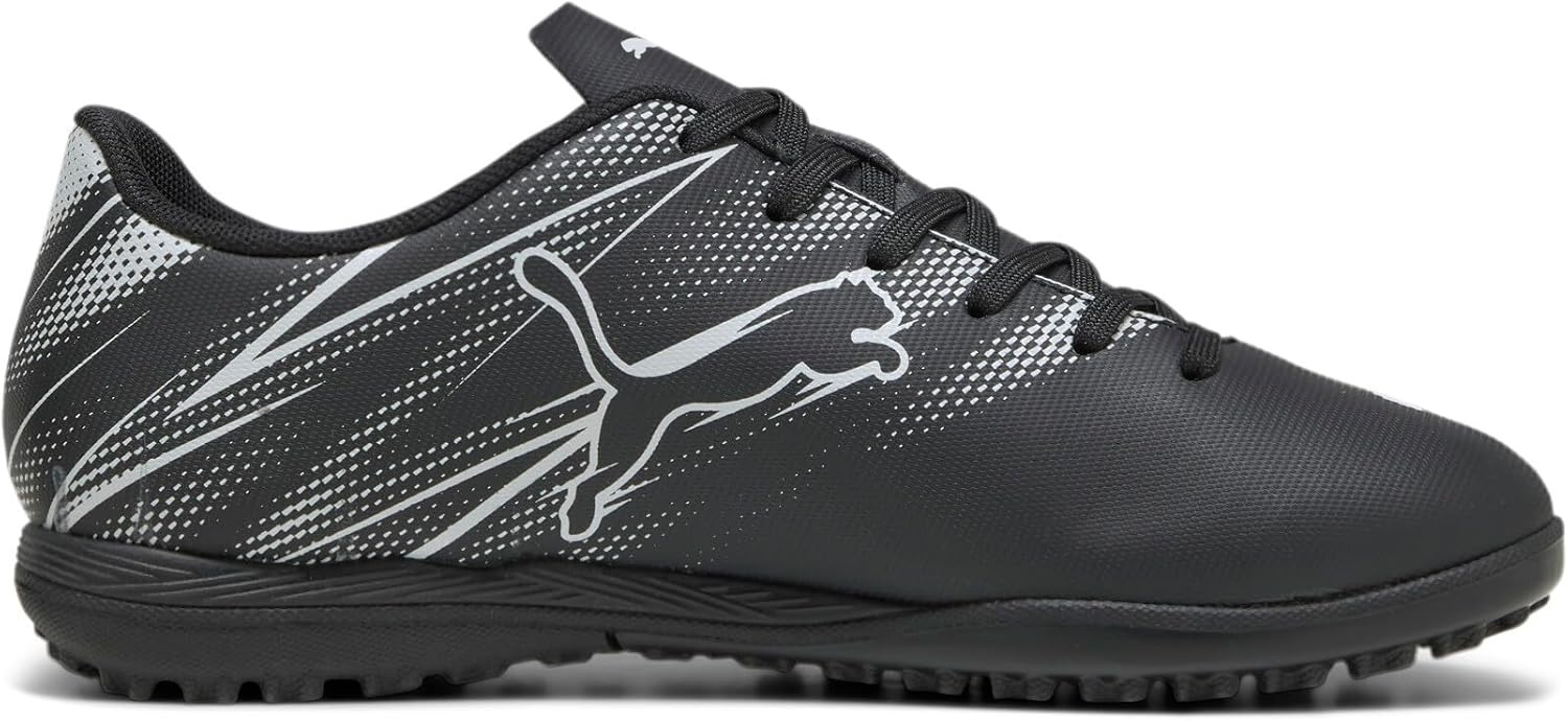 image:imagePuma UnisexChild Attacanto Turf Training Soccer CleatsPuma Blacksilver Mist