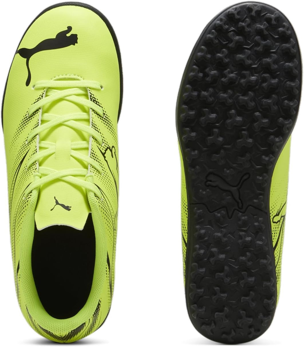 image:imagePuma UnisexChild Attacanto Turf Training Soccer CleatsPuma Electric Lime Puma Black