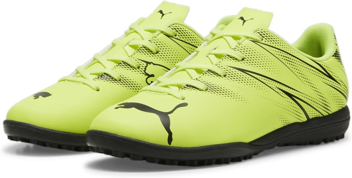 image:imagePuma UnisexChild Attacanto Turf Training Soccer CleatsPuma Electric Lime Puma Black