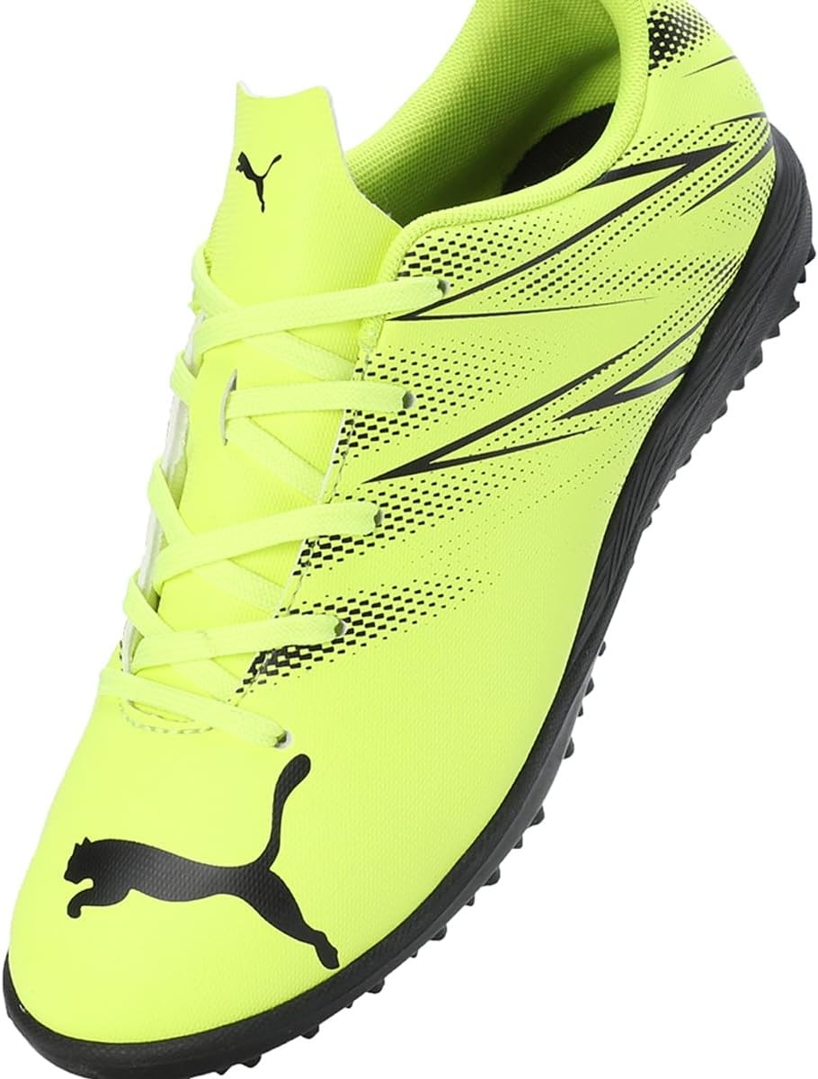image:imagePuma UnisexChild Attacanto Turf Training Soccer CleatsSpring and Summer 24 Colors Electric LimePuma Black 07
