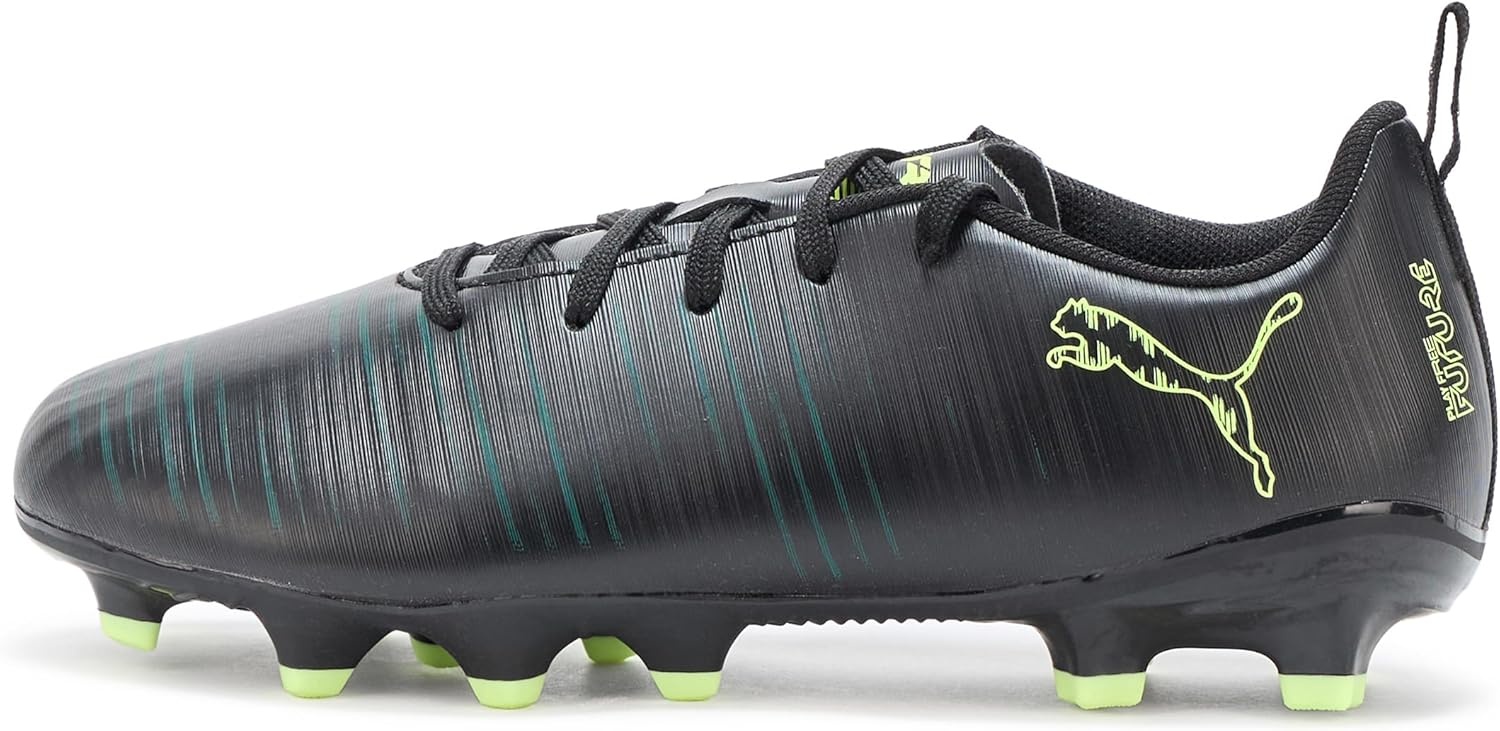 image:imagePuma UnisexChild Future Play Firm Artificial Ground Soccer CleatsBlackfizzy Lightgreen Terrain Ah25