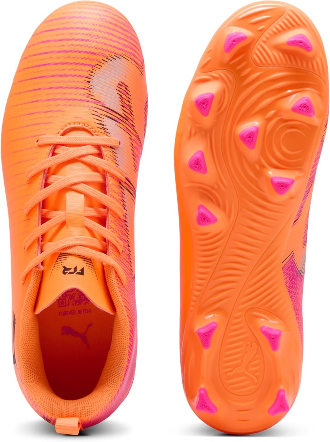image:imagePuma UnisexChild Future Play Firm Artificial Ground Soccer CleatsHeat Fireblackravish Ah25