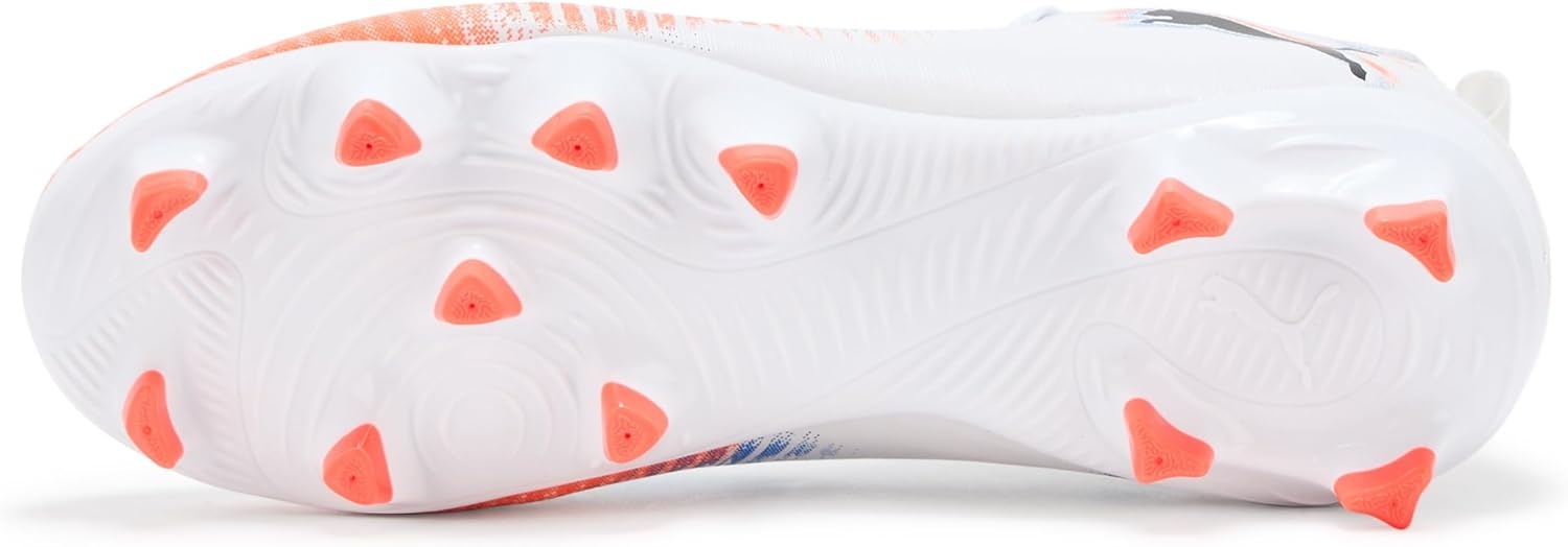 image:imagePuma UnisexChild Future Play Firm Artificial Ground Soccer CleatsWhiteblackglowing Red Ah25