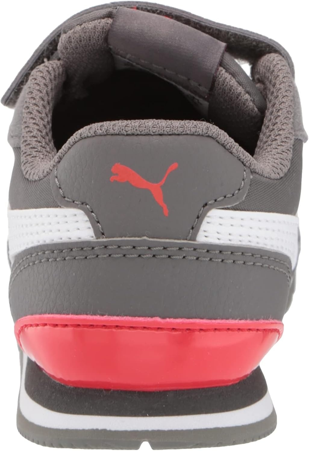image:imagePuma UnisexChild St Runner Hook and LoopCastlerockpuma Whitepoppy Red