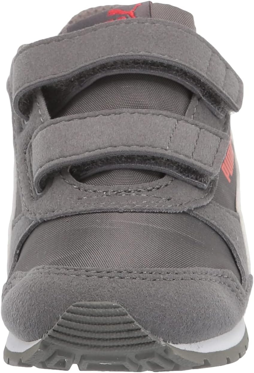 image:imagePuma UnisexChild St Runner Hook and LoopCastlerockpuma Whitepoppy Red