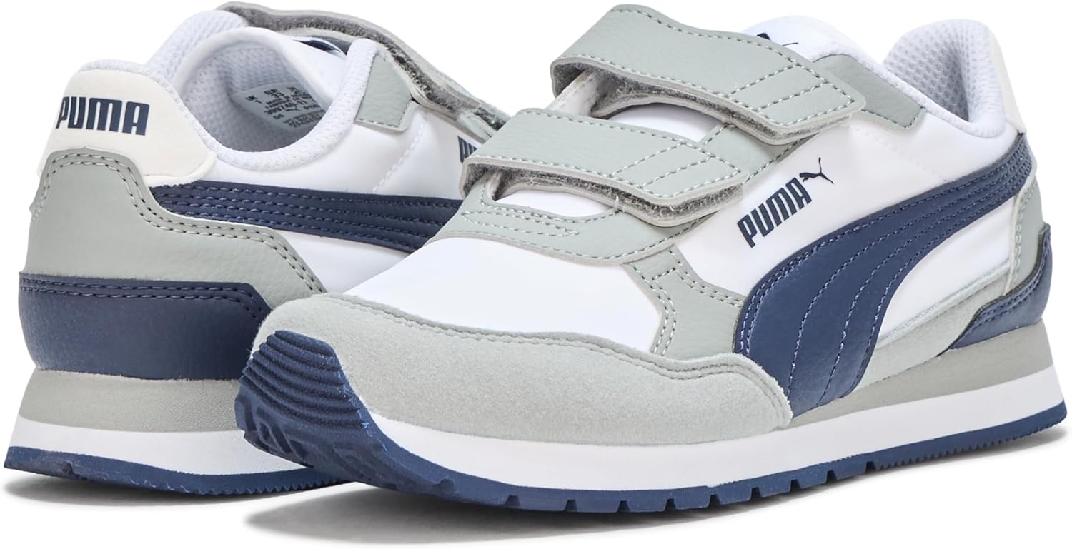 image:imagePuma UnisexChild St Runner Hook and LoopGray Echopuma Navy