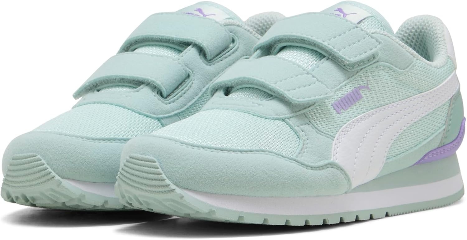image:imagePuma UnisexChild St Runner Hook and LoopPeaceful Bluepuma Whitemodern Mintlavender Alert