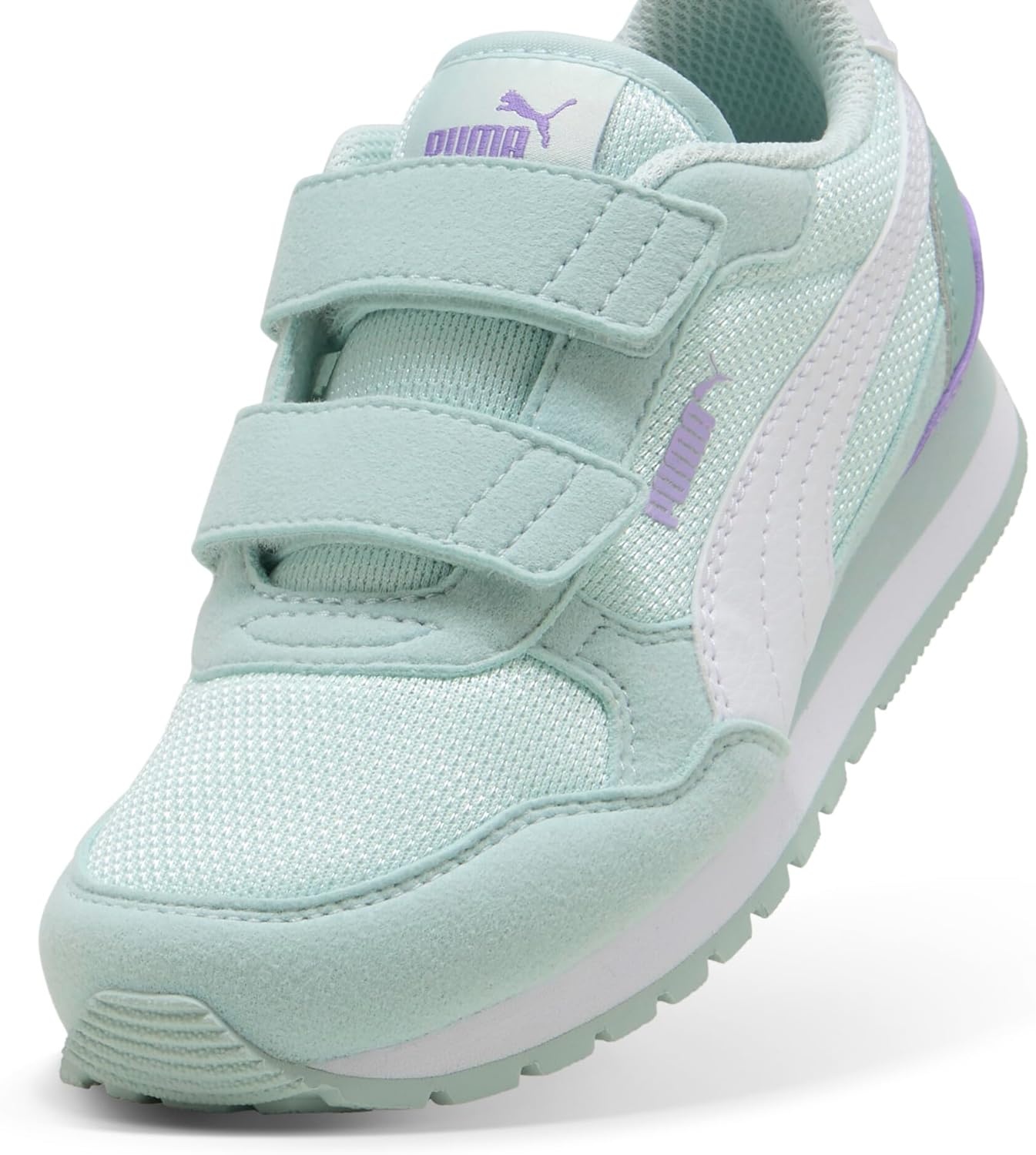 image:imagePuma UnisexChild St Runner Hook and LoopPeaceful Bluepuma Whitemodern Mintlavender Alert