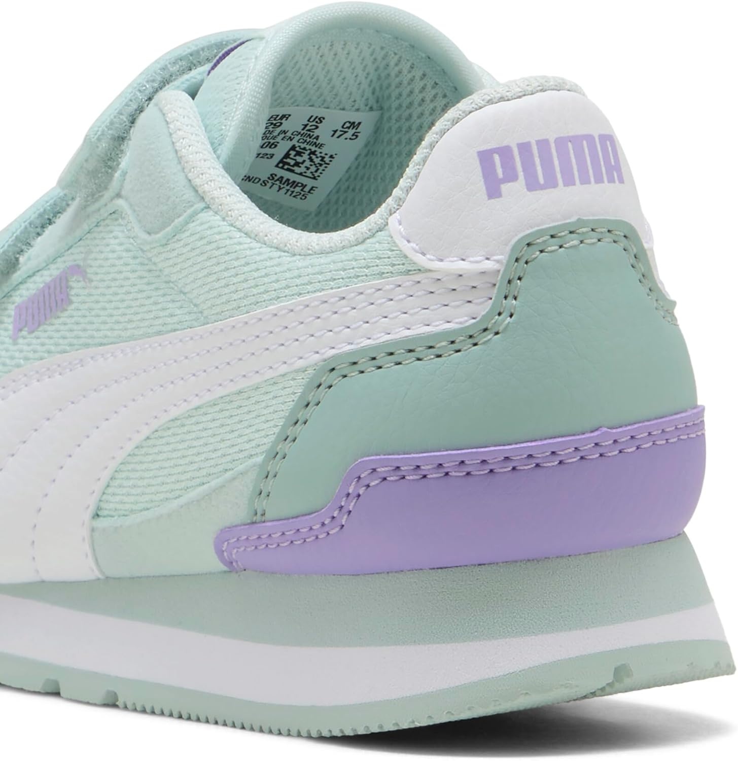 image:imagePuma UnisexChild St Runner Hook and LoopPeaceful Bluepuma Whitemodern Mintlavender Alert