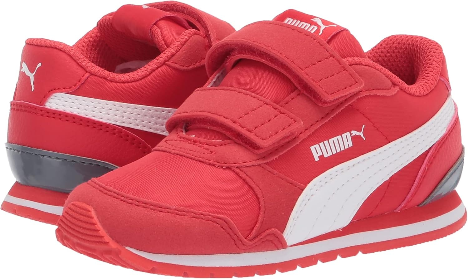 image:imagePuma UnisexChild St Runner Hook and LoopPoppy Redpuma Whiteflint Stone