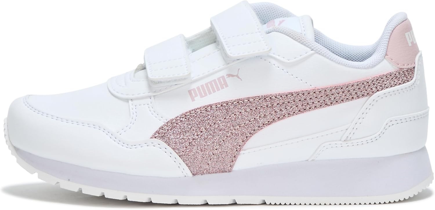 image:imagePuma UnisexChild St Runner Hook and LoopPuma Whitecopper Roserose Mauve