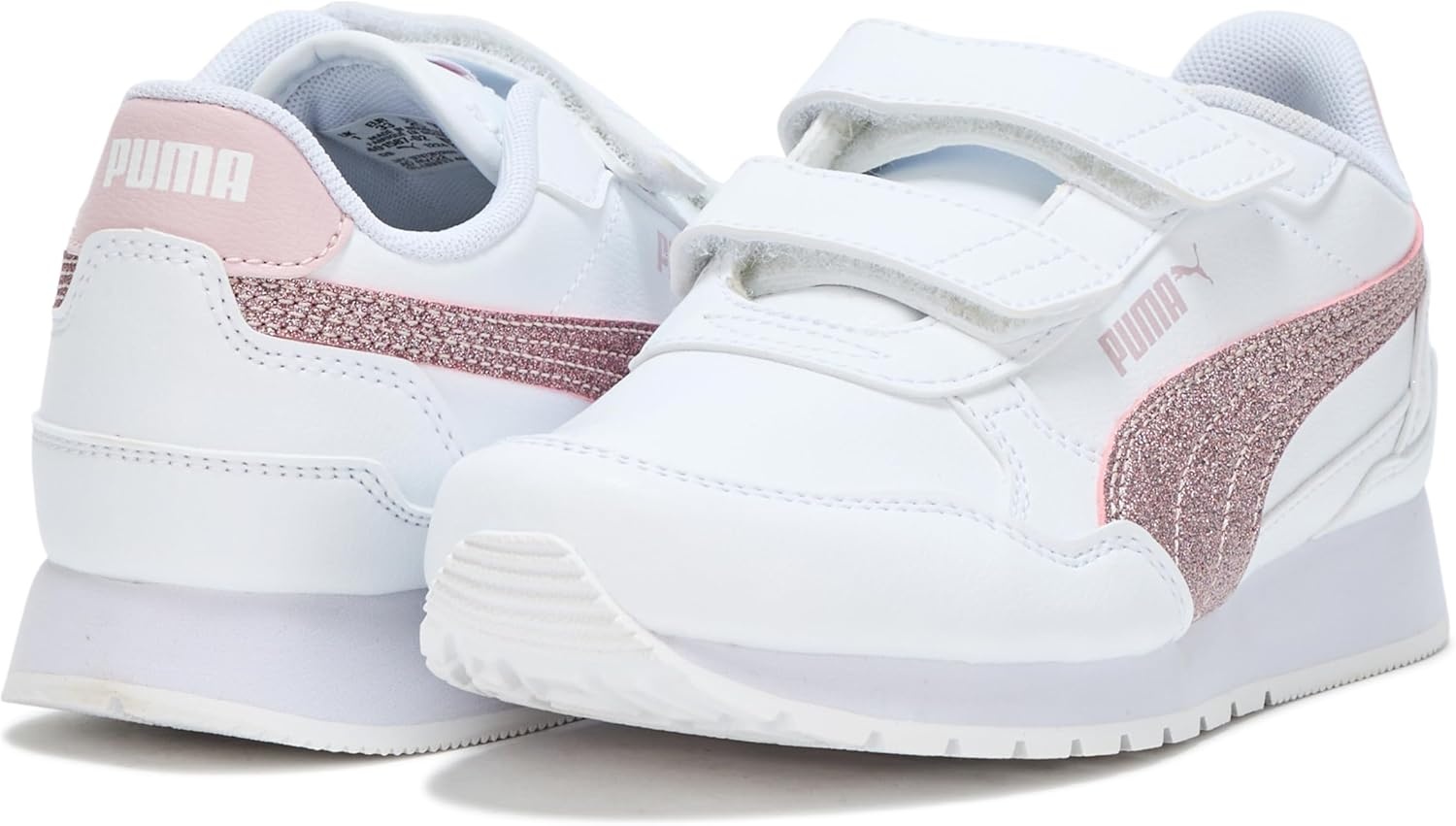 image:imagePuma UnisexChild St Runner Hook and LoopPuma Whitecopper Roserose Mauve