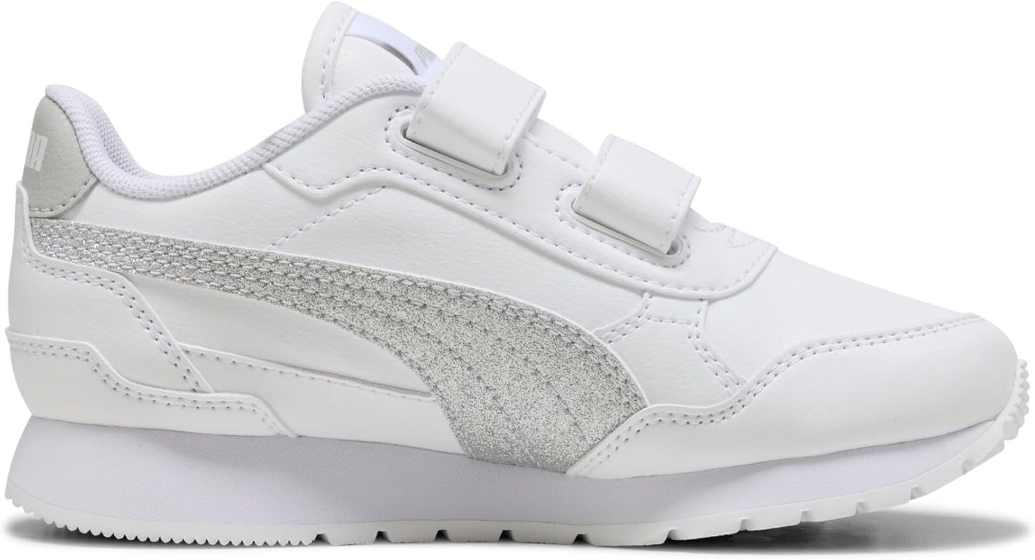 image:imagePuma UnisexChild St Runner Hook and LoopPuma Whitepuma Silvercool Light Gray