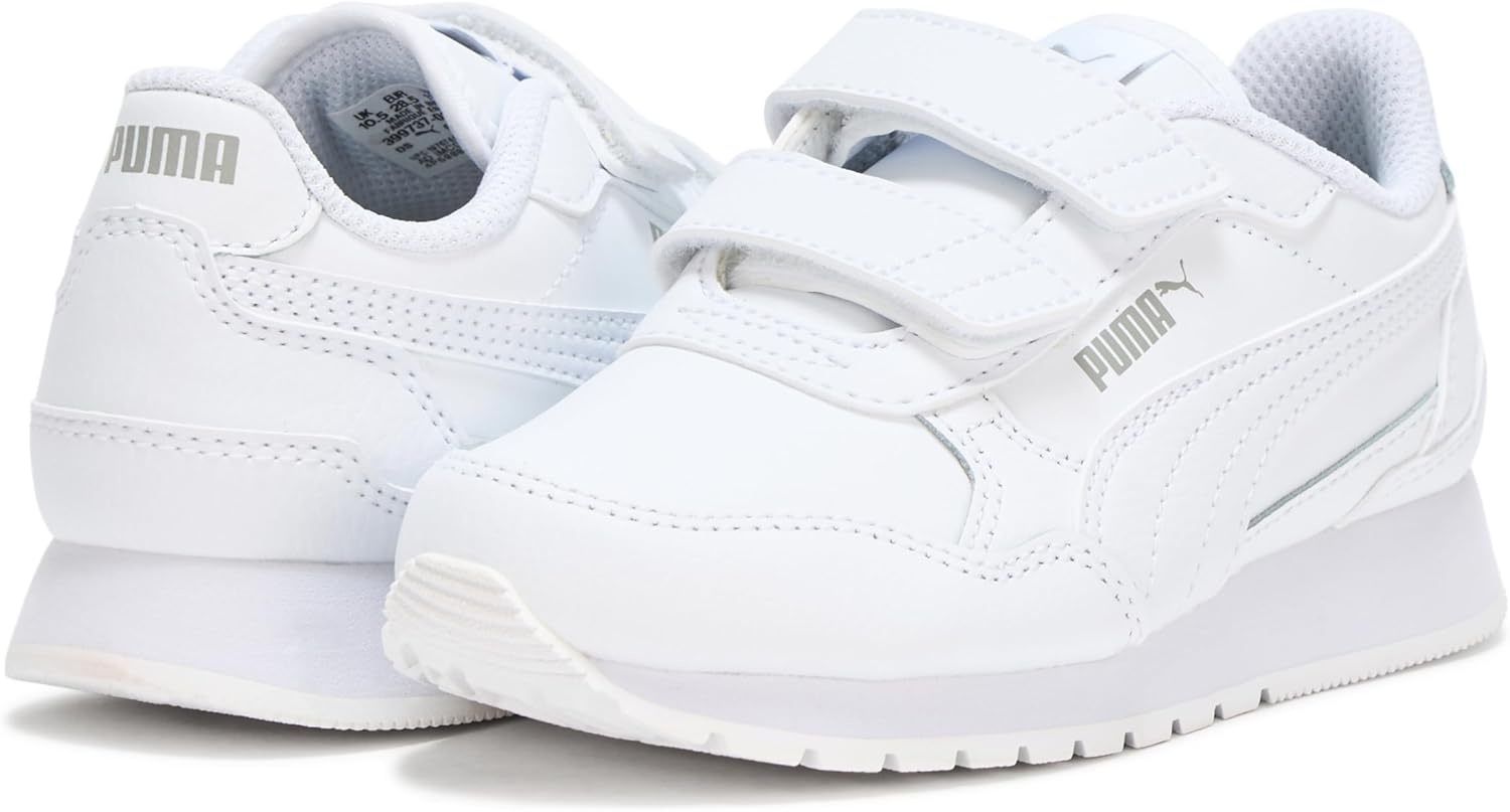image:imagePuma UnisexChild St Runner Hook and LoopPuma Whitepuma Whitegray Echo