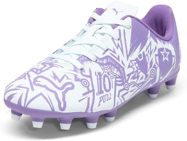 image:imagePuma UnisexChild Tacto Christian Pulisic Firm Artificial Ground Soccer CleatsDewdropUltraviolet