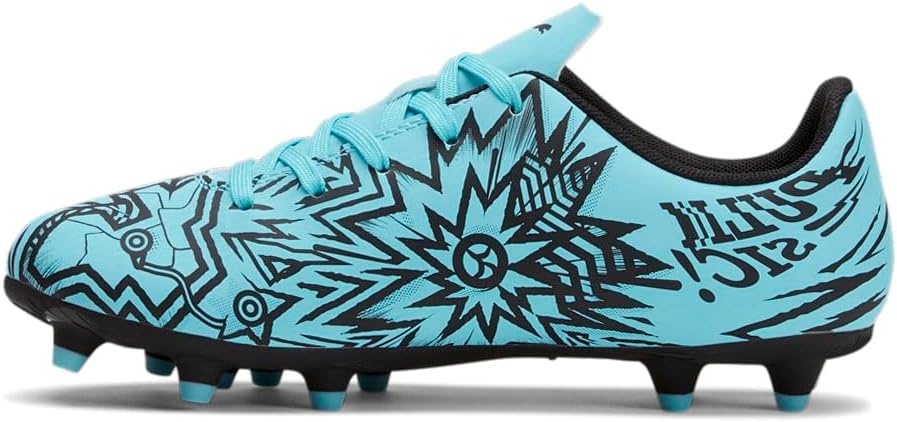 image:imagePuma UnisexChild Tacto Christian Pulisic Firm Artificial Ground Soccer CleatsHero BluePuma Black