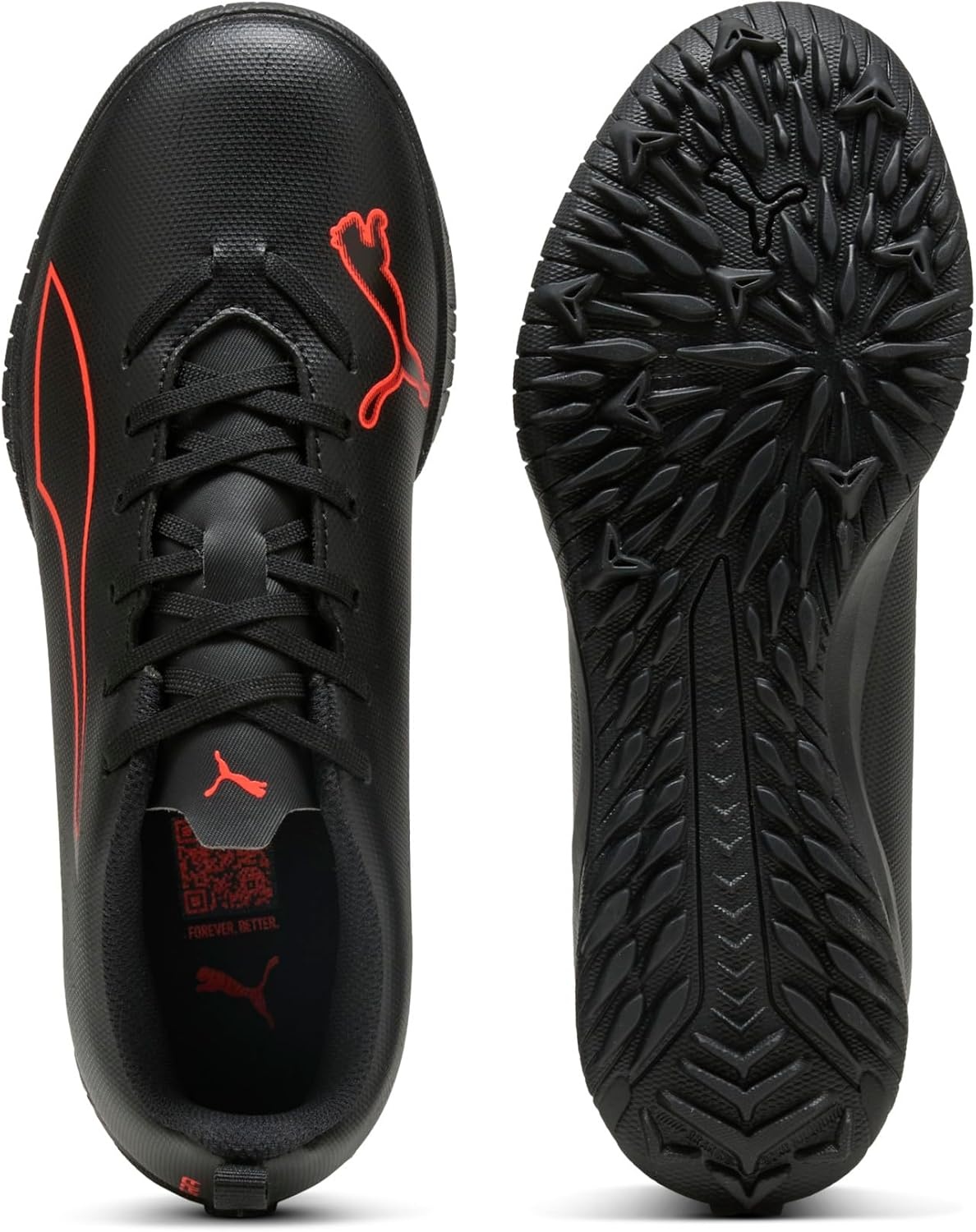 image:imagePuma UnisexChild Ultra Play Turf Training Soccer CleatsPuma Blackpuma Red