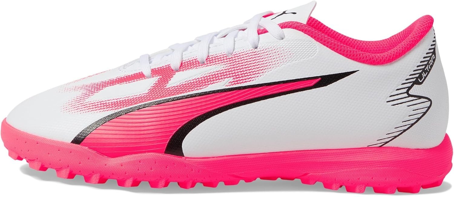 image:imagePuma UnisexChild Ultra Play Turf Training Soccer CleatsPuma Whitepuma Blackfire Orchid