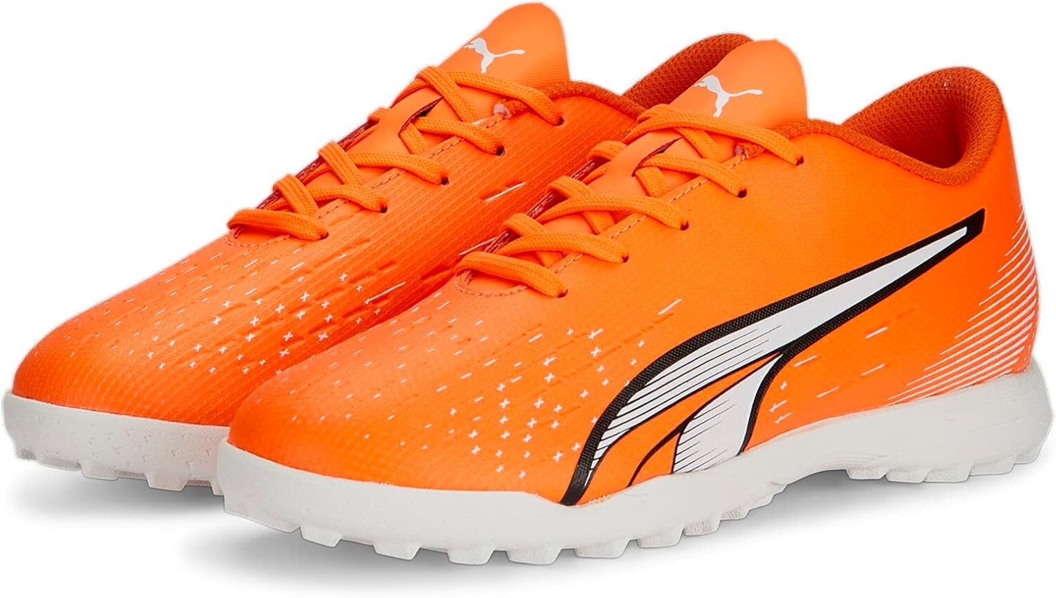 image:imagePuma UnisexChild Ultra Play Turf Training Soccer CleatsUltra Orangewhiteblue Glimmer