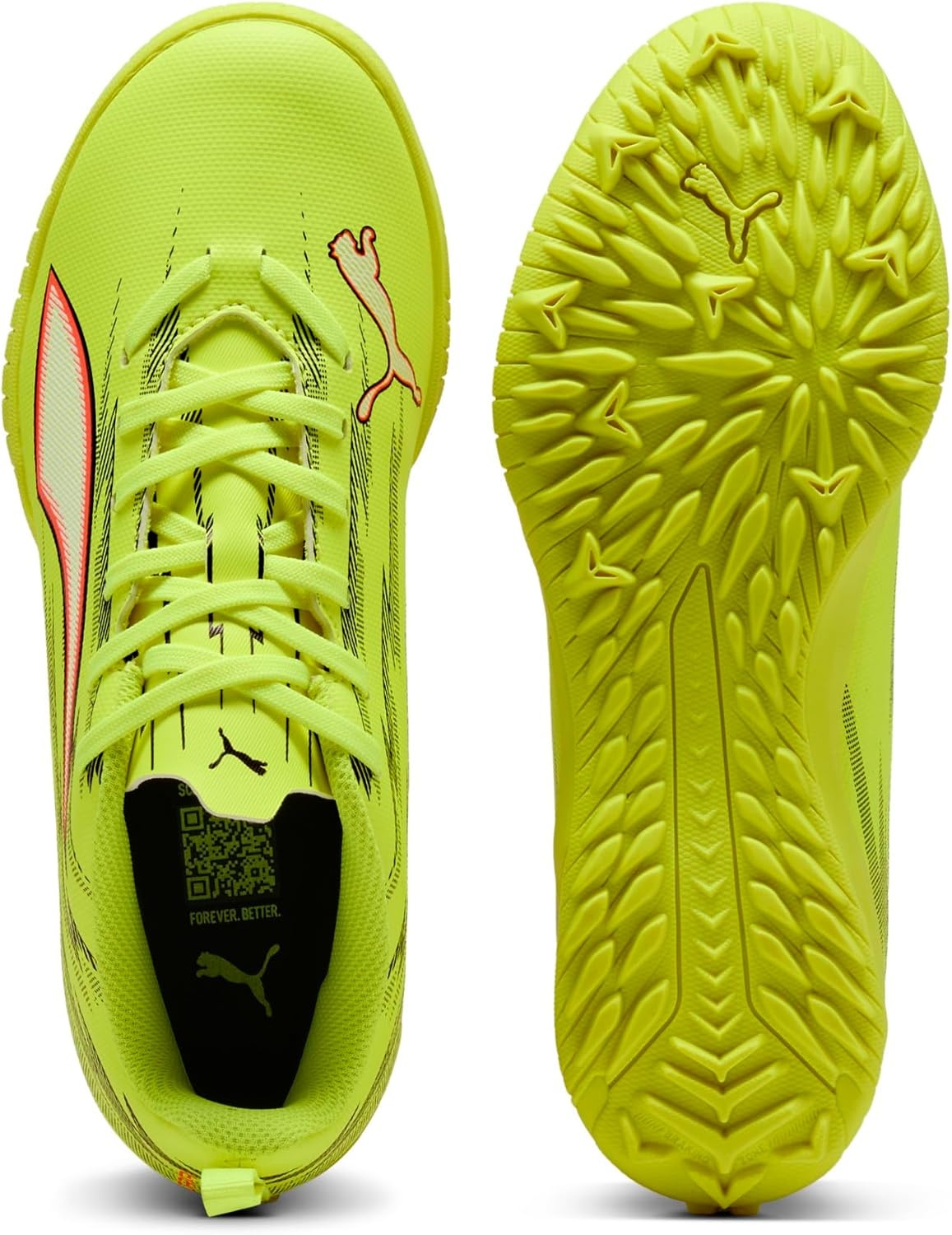 image:imagePuma UnisexChild Ultra Play Turf Training Soccer CleatsYellow Alertpuma Blackglowing Redlime Squeeze
