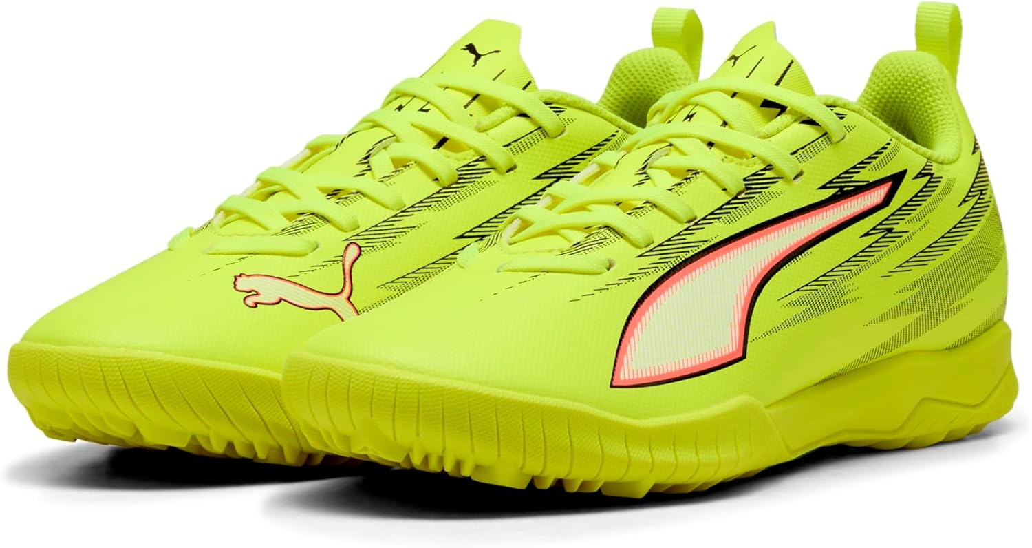 image:imagePuma UnisexChild Ultra Play Turf Training Soccer CleatsYellow Alertpuma Blackglowing Redlime Squeeze