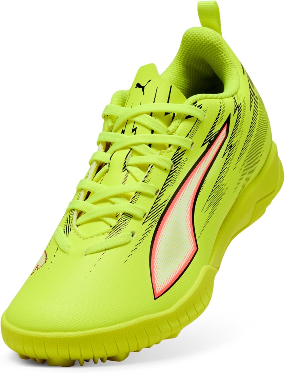 image:imagePuma UnisexChild Ultra Play Turf Training Soccer CleatsYellow Alertpuma Blackglowing Redlime Squeeze