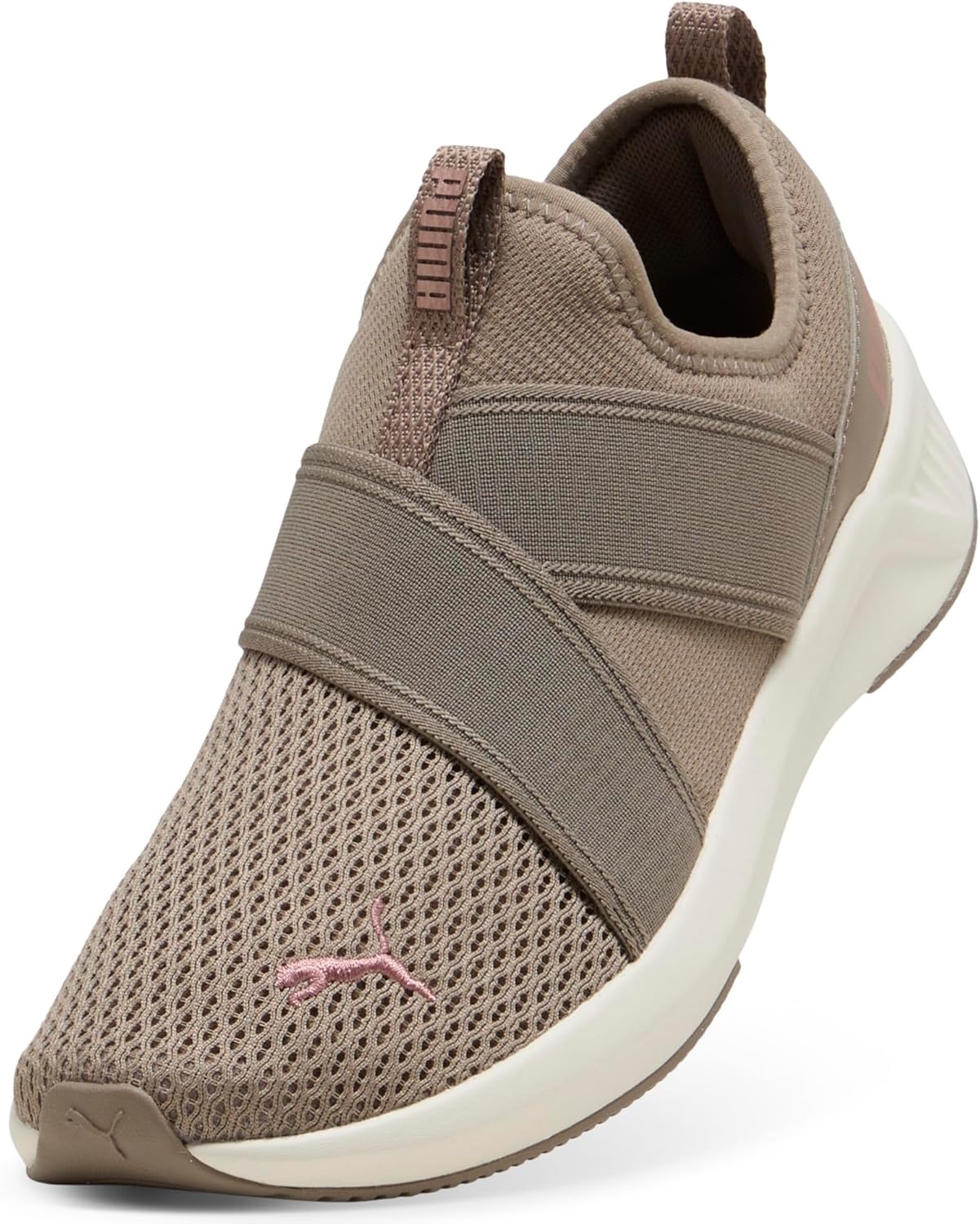 image:imagePuma Womens Softride Harli Slip on Training ShoesMouse Graywarm Whiterose Gold