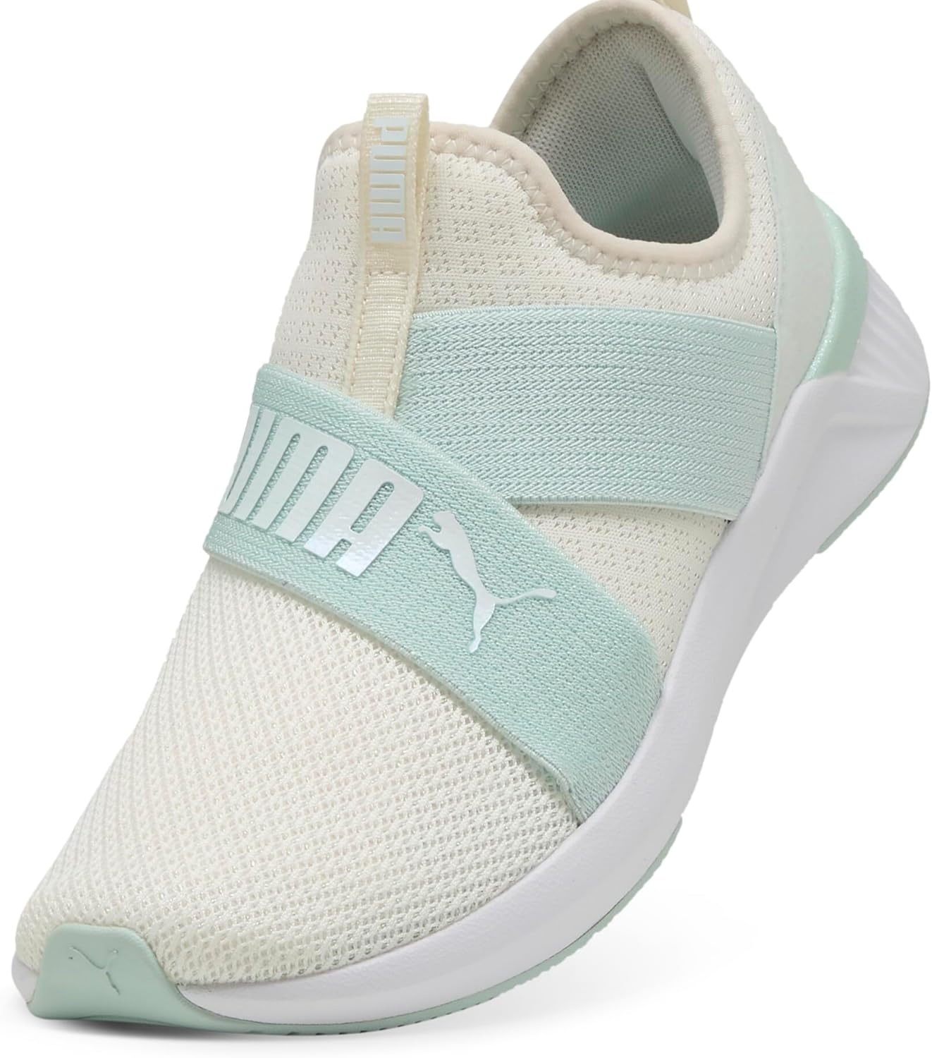 image:imagePuma Womens Softride Harli Slip on Training ShoesWarm Whitepeaceful Blue