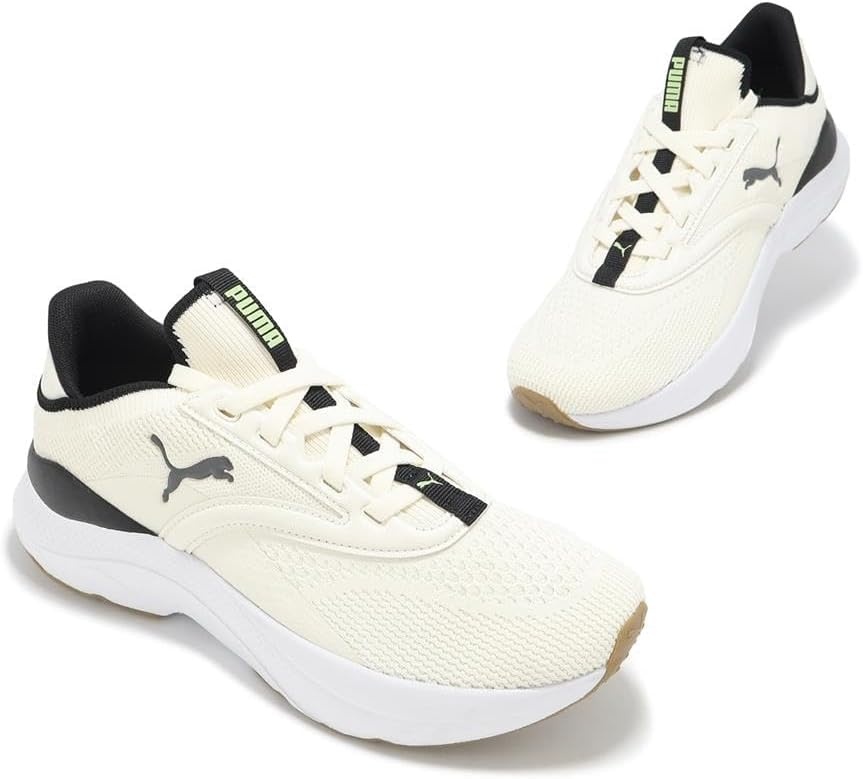 image:imagePuma Womens Softride Mayve24 FallWinter Colors Warm WhitePuma BlackFiji Apple 09
