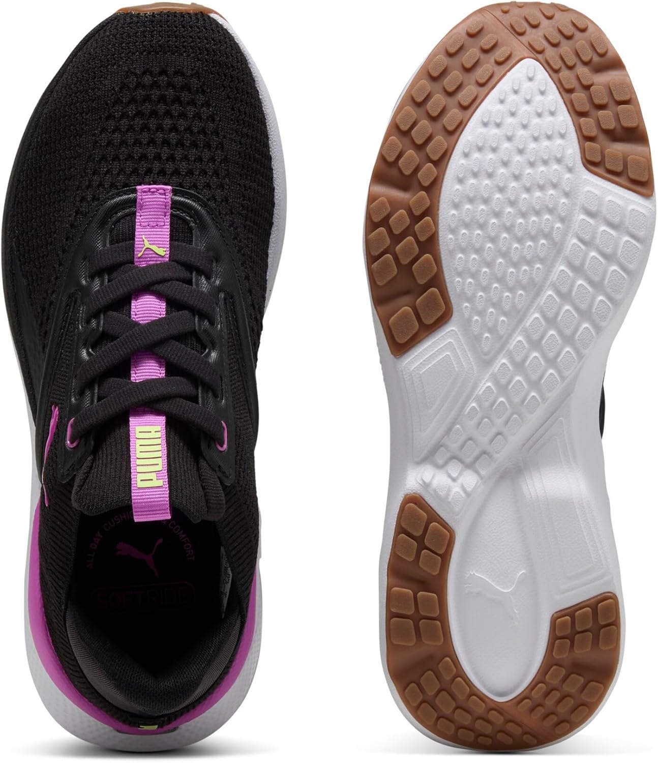 image:imagePuma Womens Softride Mayve25 Spring Summer Colors Puma BlackPure MagentaYellow Alert 18