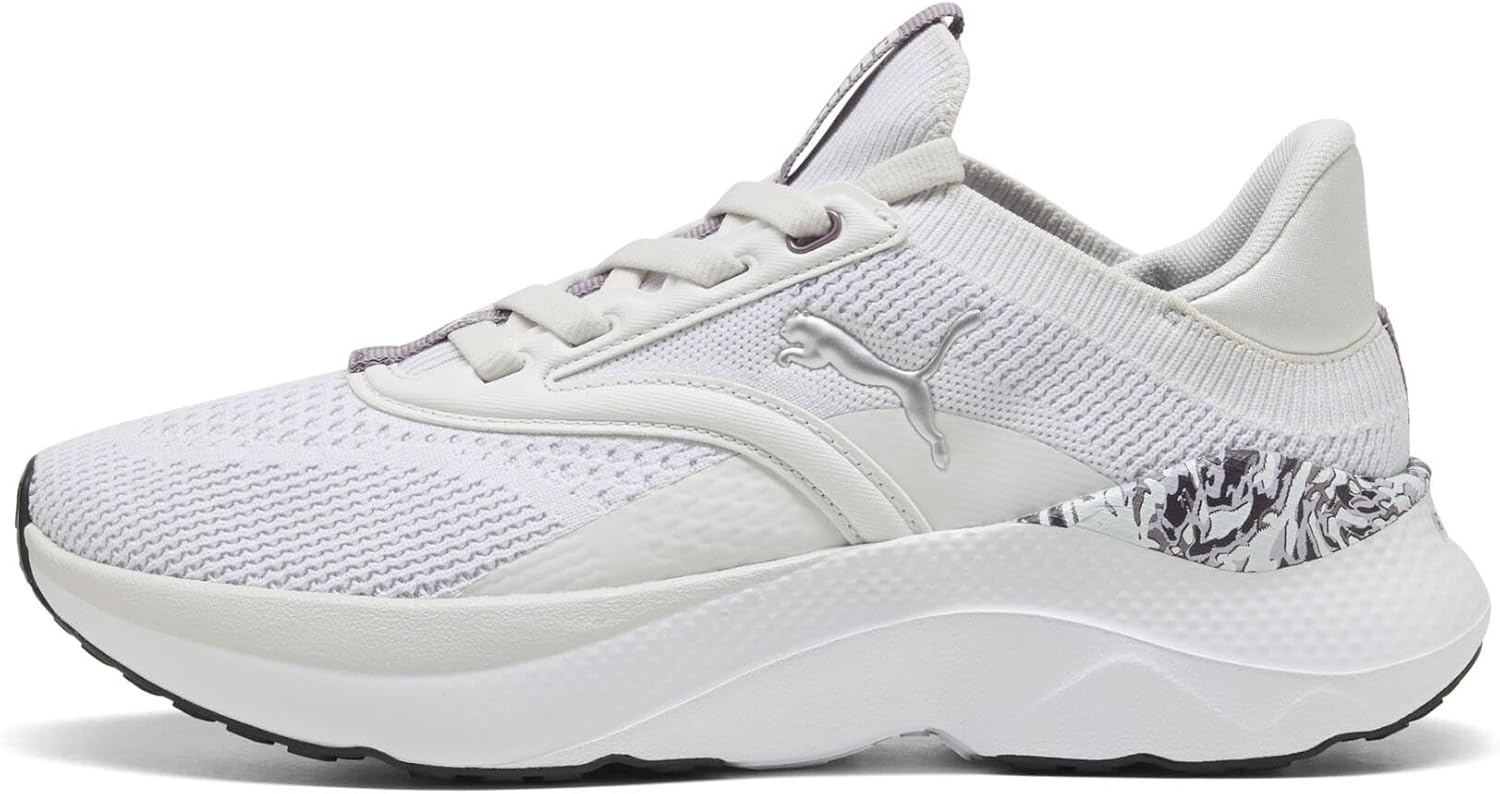 image:imagePuma Womens Softride MayveFeather Gray Puma Black Lilac Crush Plum Jam