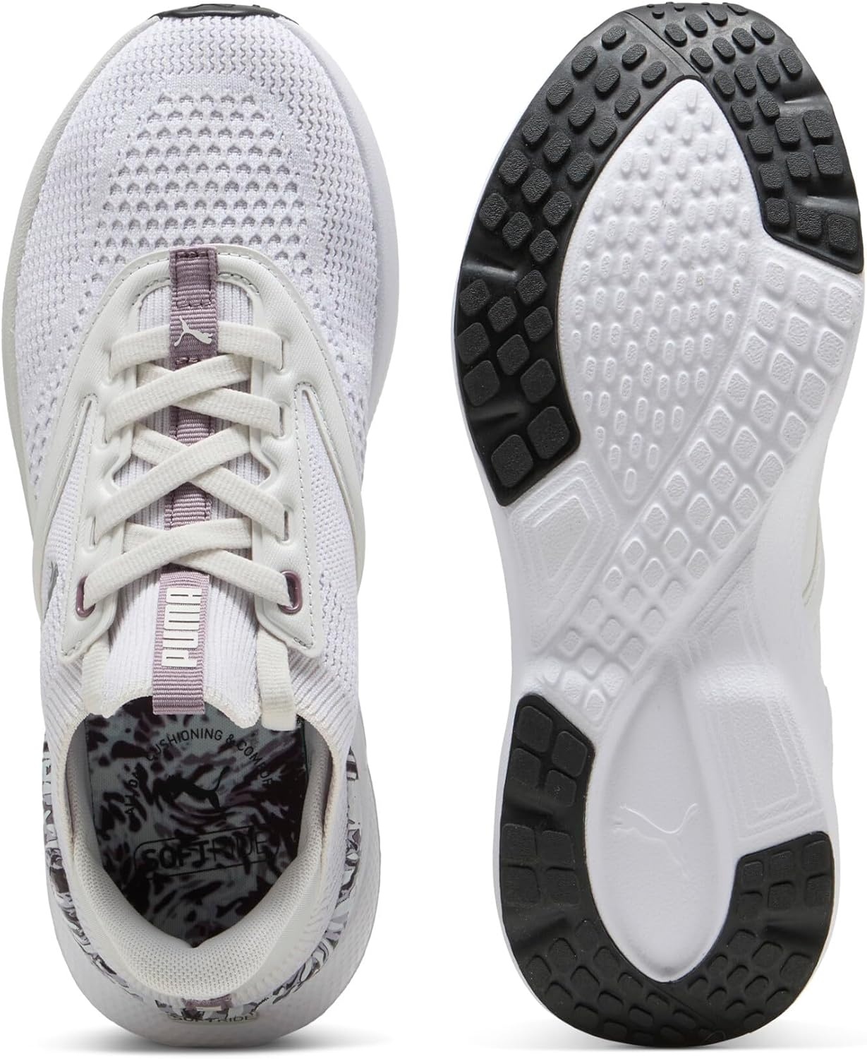 image:imagePuma Womens Softride MayveFeather Grayblacklilac Crushplum Jam Ah25