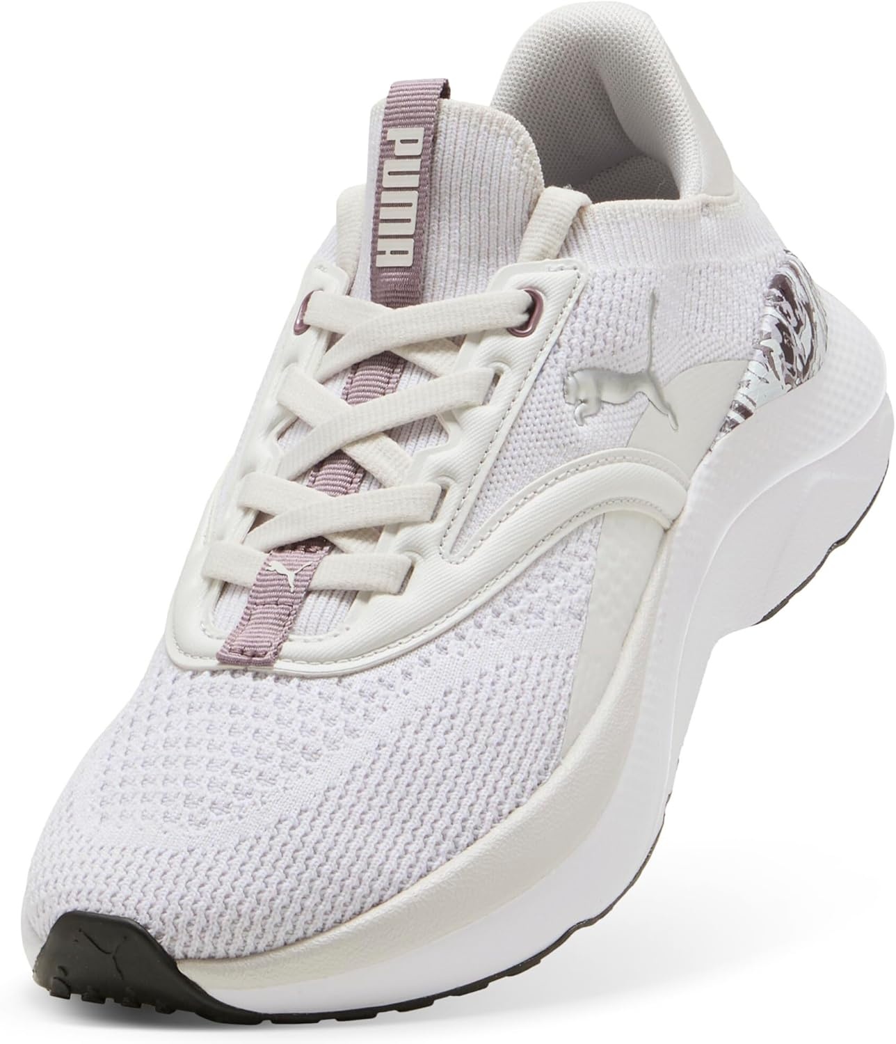 image:imagePuma Womens Softride MayveFeather Grayblacklilac Crushplum Jam Ah25
