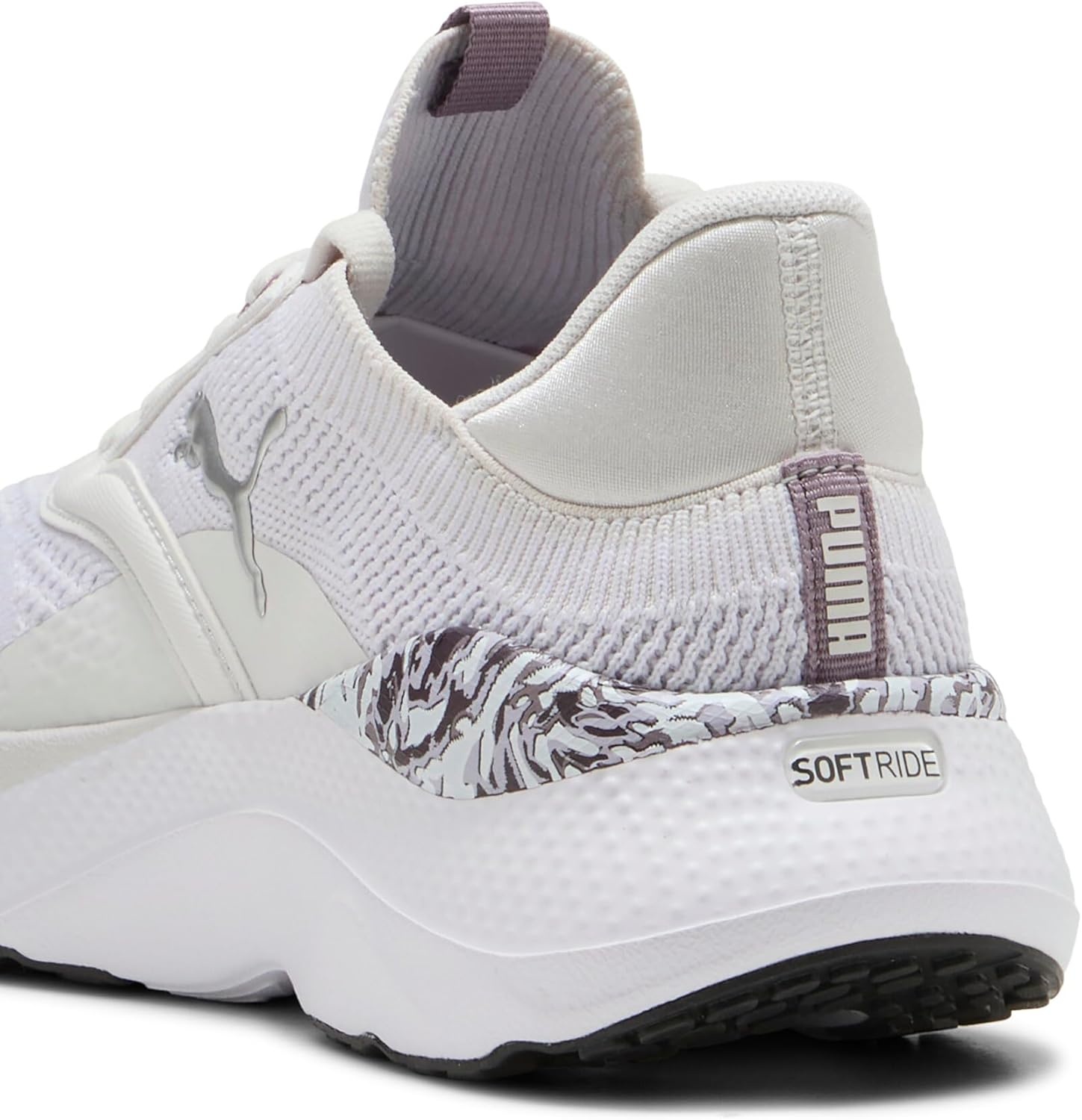 image:imagePuma Womens Softride MayveFeather Grayblacklilac Crushplum Jam Ah25