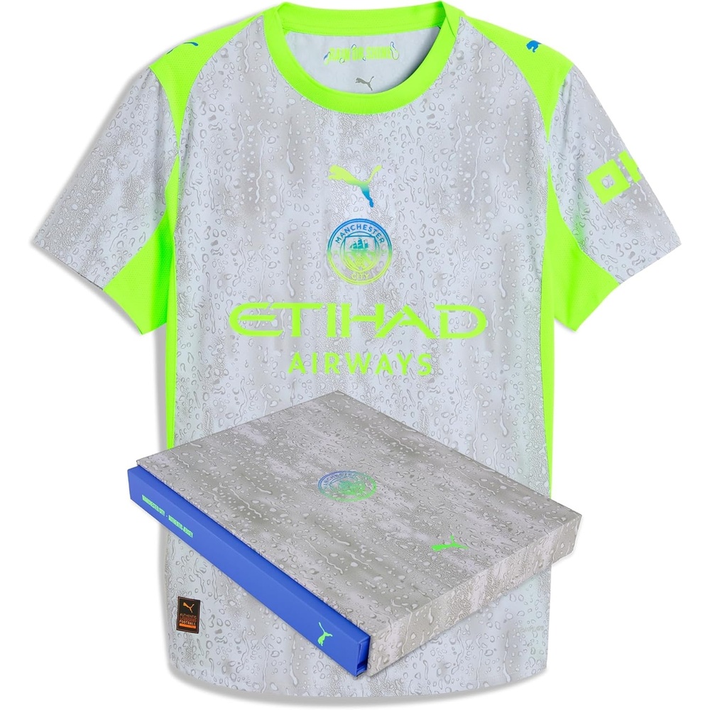 image:imageManchester City FC Mens 202526 Authentic Third Soccer Jersey Slim Fit Pro Green