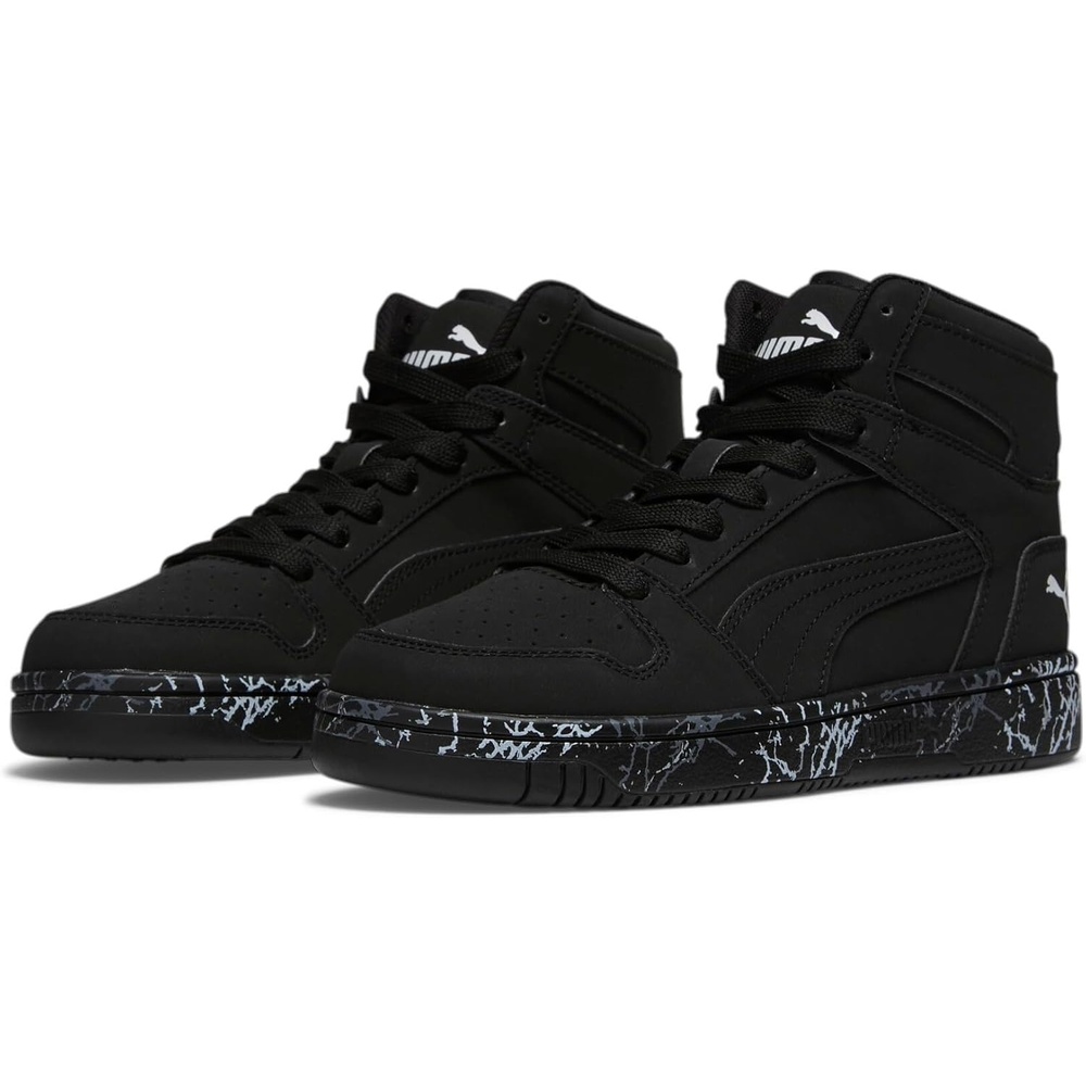 image:imagePUMA Boys Rebound Layup Mid SneakersBlack