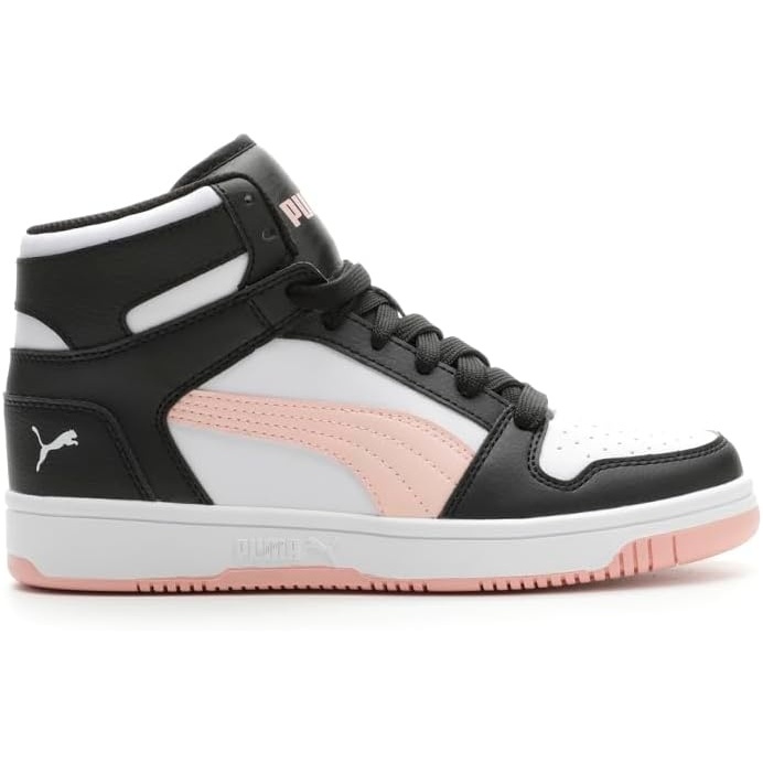 image:imagePUMA Boys Rebound Layup Mid SneakersPuma Blackrose Dust